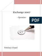 Petrényi József - Exchange 2007