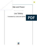 War and Peace BY Leo Tolstoy PDF