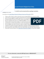 Coronavirus and Products From China PDF