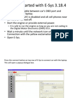 Getting Started with E-Sys 3.18.4 - Connect, Code, Disconnect