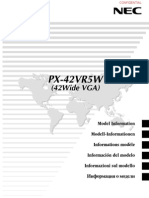 PX-42VR5W User Manual