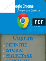 Sistemul de Operare Chrome