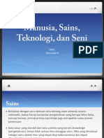 Manusia, Sains, Teknologi PDF