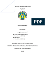 MAKALAH MATERI DAN ENERGI Kel 7