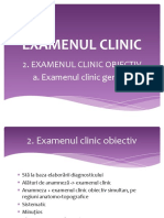 4 Examenul Clinic - Examenul Obiectiv General