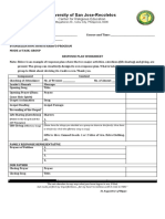 Response Plan Worksheet