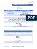 Resumão de Matemática Financeira PDF