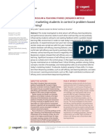 Are Marketing Students in Control in Pro PDF