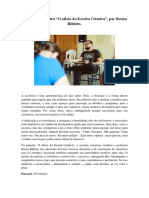 Release Palestra o Ofício Da EC