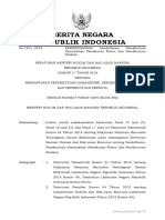 Permen Hukum dan Ham No.17 Tahun 2018 Tentang pendaftaran CV.pdf