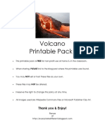 Volcano Unit Printable Pack 1