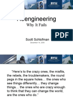 Why Reengineering Fails - Scott Schlofman