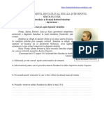 Fisa de Lucru - Romania in Primul Razboi Mondial PDF