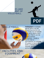 Facilities and Equipments of Volleyball