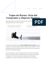 Trajes de Buceo - Guía de Compra y Mejores Modelos de 2018 PDF