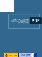 Practicas para Mejorar La Seguridad de Los Medicamentos de Alto Riesgo.