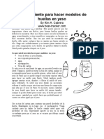 04 Procedimiento para Hacer Modelos de Huellas en Yeso