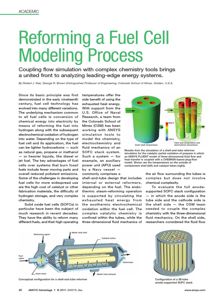 Modeling Of Fuel Cell Cold Start And Dimension Reduction – YFZES