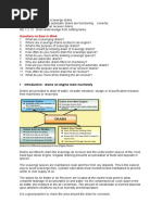 - drains on engine room machinery