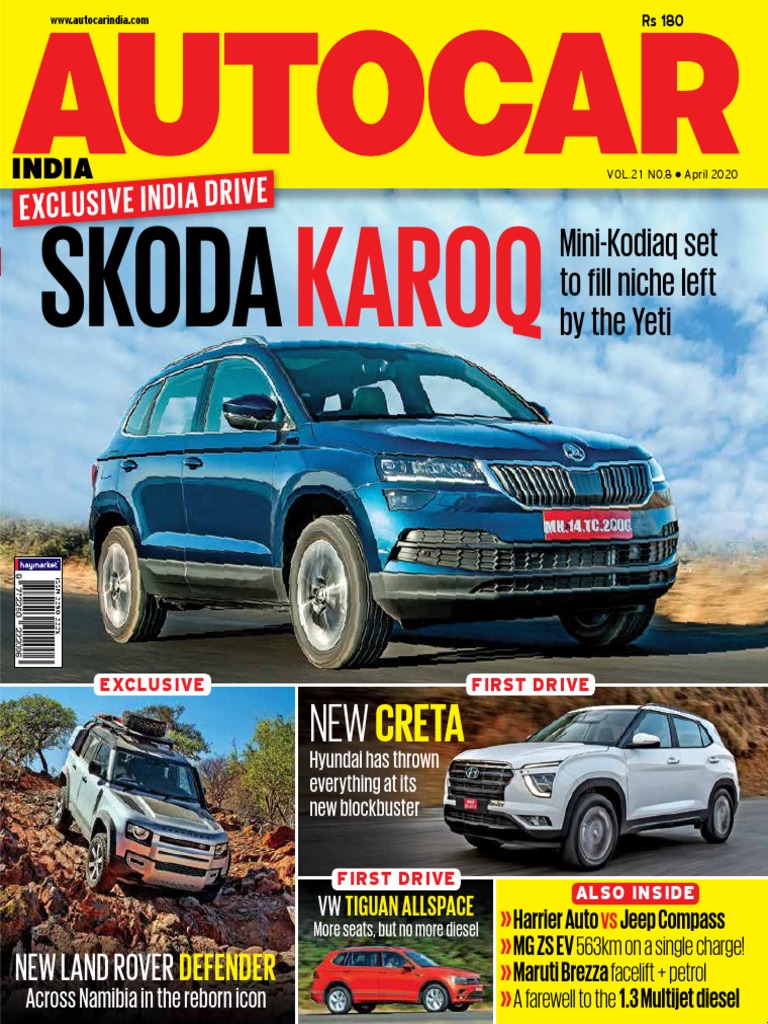 Autocar India - April2020 - Issue PDF, PDF, Turbocharger
