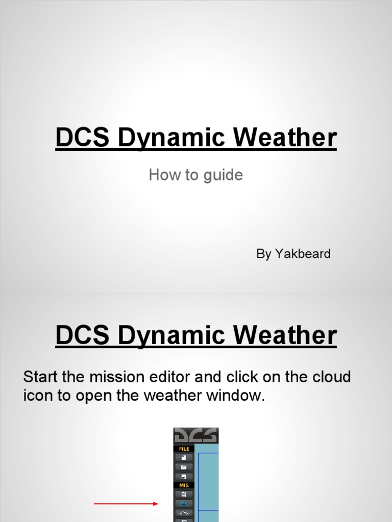 DCS Dynamic Weather Setup Guide | PDF | Weather | Meteorology