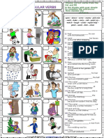 Regular verbs WORKSHEET.doc