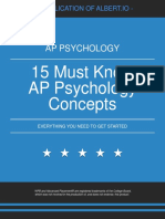 15 Must Know Psych Concepts