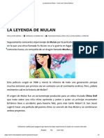 La Leyenda de Mulan