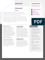 IDG Authentication Methods Data Sheet