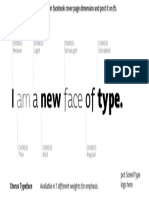 Presentation of Typeface PDF