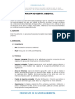 PROPUESTA DE GESTION AMBIENTAL