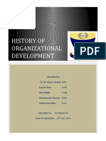 Change Management Project Report (History of OD)