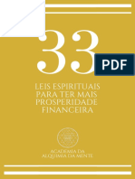 33 Leis Espirituais para Ter Mais Prosperidade Financeira PDF