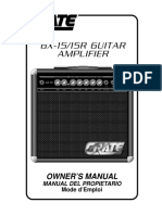 Crate GX-15 Manual Usuario PDF