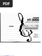 Casio HT-3000 Manual Download | PDF