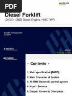 Entrenamiento Montacargas Diesel HMC Engine (D4DD)