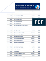 Precios Máximos de Referencia para Formosa