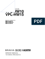 Sony vpl-hw10 hw15 SM PDF