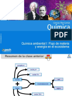 Clase 20 Química ambiental I Flujo de materia y energía en el ecosistema