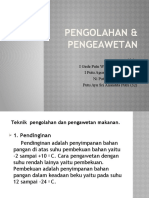 Pengolahan & Pengeawetan