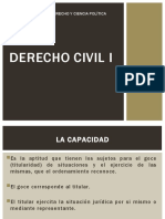 DERECHO DE CIVIL I - Capacidad