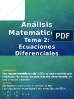 Tema 2 Ecuaciones Diferenciales de Primer Orden