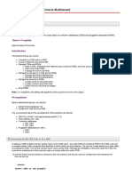 Perform basic tasks in Oracle Multitenant