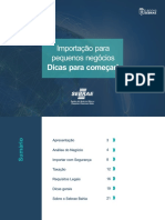 (Ebook) SEBRAE BA - Importação para Pequenos Negócios Dicas para Começar