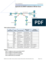 8.1.3.3 Packet Tracer - Configuring DHCPv4 Using Cisco IOS Instructions