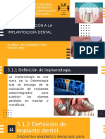 5.1 Introducción A La Implantología Dental.