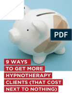 9 Ways To Get More Hypnotherapy Clients Ebook PDF