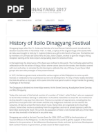 History of Iloilo Dinagyang Festival  Iloilo Dinagyang 2017