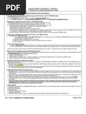 Tax Compliance Requirements 