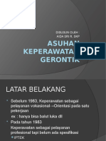 Asuhan Keperawatan Gerontik